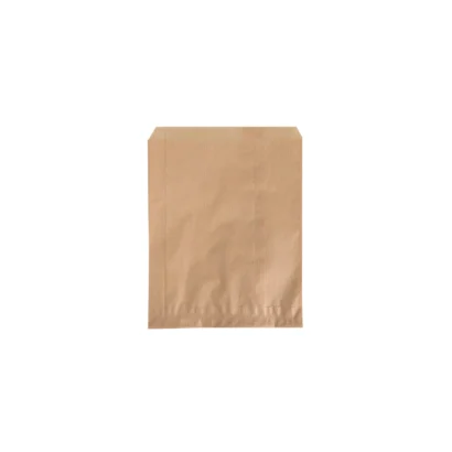 Bagerpose 0.25 kg, 140x170+20 mm rektangulær 40 gr, papir brun - 1000 stk/krt.