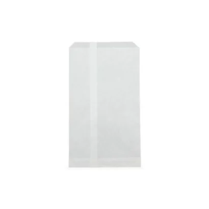 Bagerpose 2 kg, 200x340+20 mm rektangulær 40 gr, papir hvid - 1000 stk/krt.