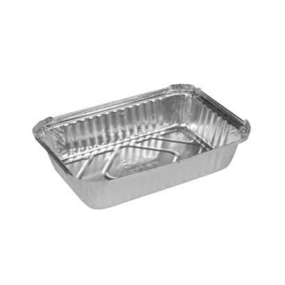 Aluminiumsbakke, A. Cater-line, 21.1x14.5x4.7cm, 850 ml, aluminium, rektangulær