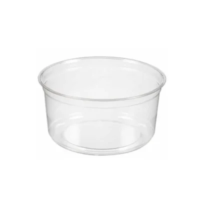 Bæger Deli 300 ml 12 oz Ø117x54 mm Rund RPET Klar 10 ps x 50 stk/krt