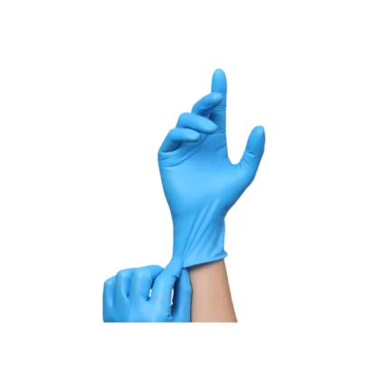 Nitrilhandske Blå, L/9, Pudder & Latexfri, (10x100 stk)