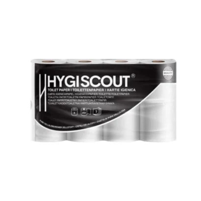 Hygiscout Toiletpapir 3-lags, 1x8, 64 rulle