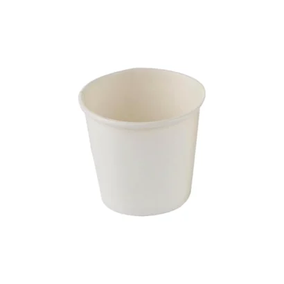 Kaffebæger Pap 10 cl 4 oz Ø66x60 mm Espressobæger Hvid