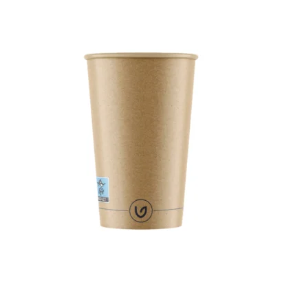 Kaffebæger Pap/Ac Ø90xH113mm 30cl 12oz Single Wall Brun Verive