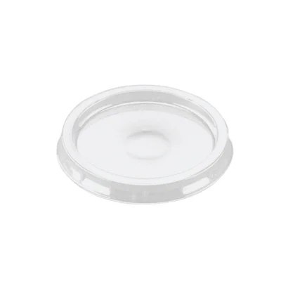 Snap-on låg RPET Klar til Alubakke Ø85 mm vnr 7339 og 107458-1, 20 ps x 100 stk/krt.