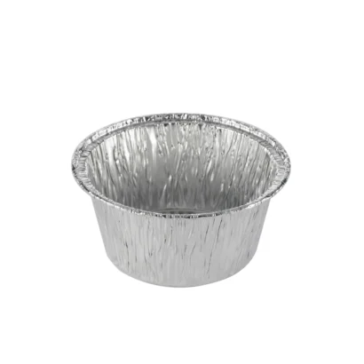 Alubakke 106 ml Ø80x35 mm Rund, 20 ps x 100 stk/krt.