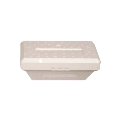 Isboks 1ltr termo/portionsboks EPS med løst låg hvid 174 stk/krt.